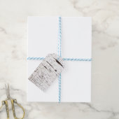 Birkenrinde Geschenkanhänger (Mit Garn)