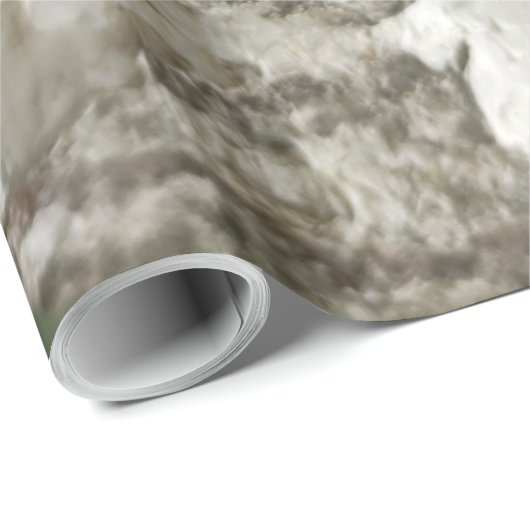 Birkenrinde Geschenkpapier (Rolleneckpunkt)