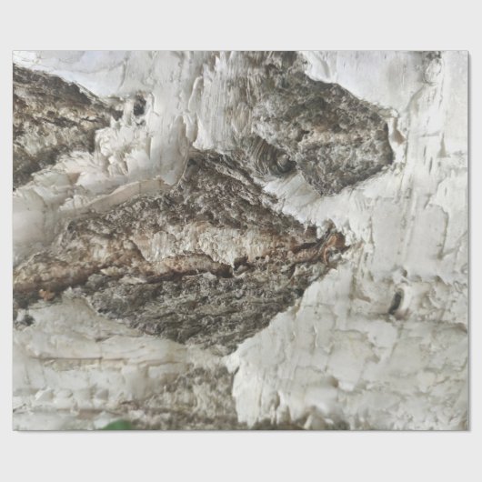 Birkenrinde Geschenkpapier (Flach)