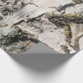 Birkenrinde Geschenkpapier (Ecke)