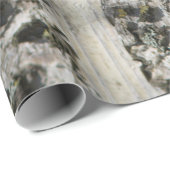 Birkenrinde Geschenkpapier (Rolleneckpunkt)