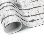 Birkenrinde Geschenkpapier (Rolleneckpunkt)