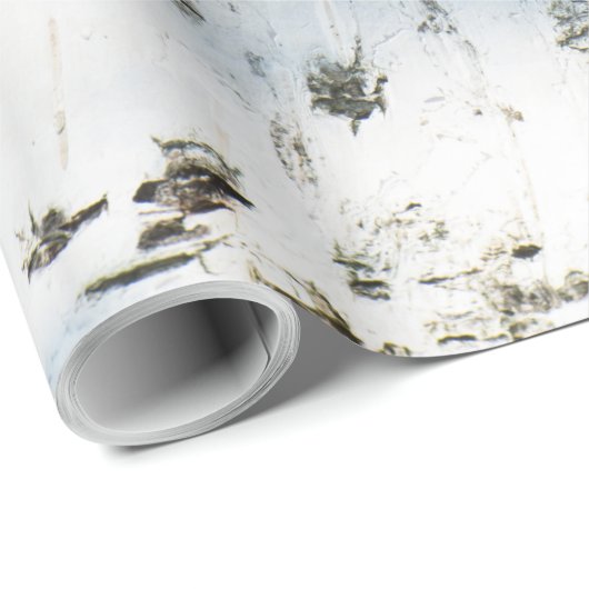 Birkenrinde Geschenkpapier (Rolleneckpunkt)