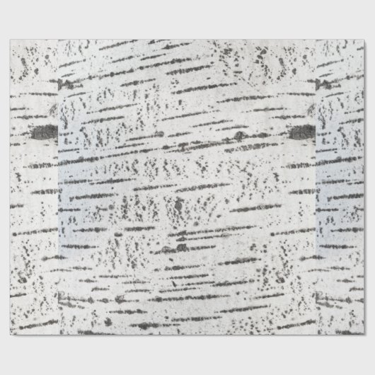 Birkenrinde Geschenkpapier (Flach)