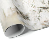 Birkenrinde Geschenkpapier (Rolleneckpunkt)