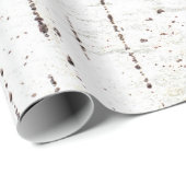 Birkenrinde Geschenkpapier (Rolleneckpunkt)