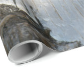 Birkenrinde Geschenkpapier (Rolleneckpunkt)