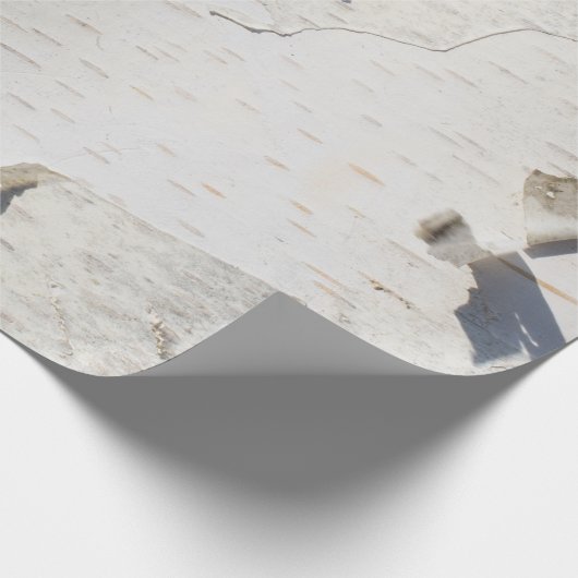 Birkenrinde Geschenkpapier (Ecke)