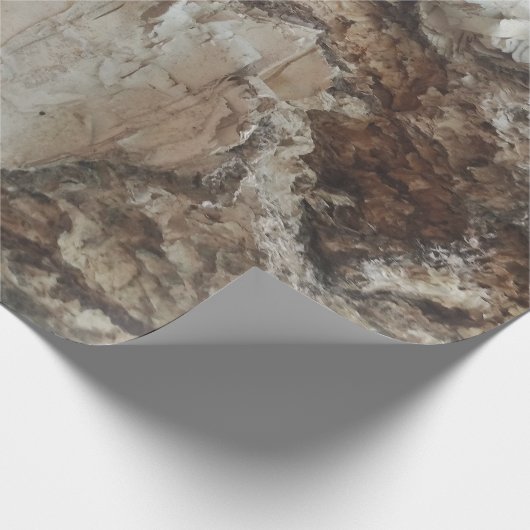 Birkenrinde Geschenkpapier (Ecke)