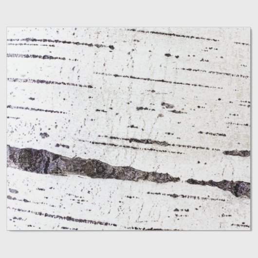 Birkenrinde Geschenkpapier (Flach)