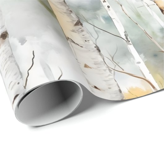 Birkenrinde Geschenkpapier (Rolleneckpunkt)