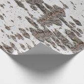 Birkenrinde Geschenkpapier (Ecke)
