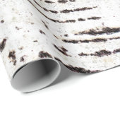 Birkenrinde Geschenkpapier (Rolleneckpunkt)