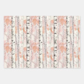 Birkenrinde Geschenkpapier Set (Vorderseite 3)