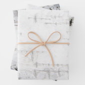 Birkenrinde Geschenkpapier Set (Beispiel)