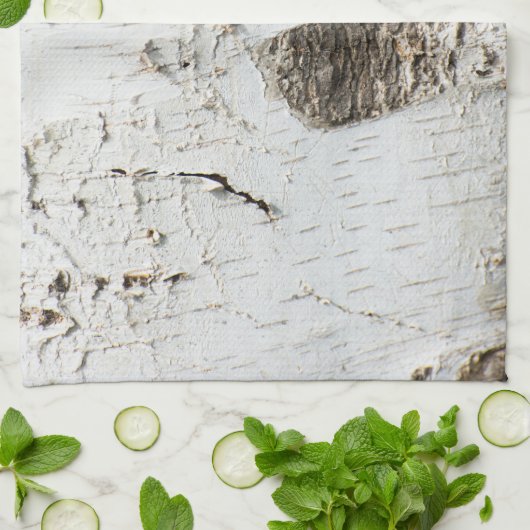 Birkenrinde Geschirrtuch (Gefaltet)