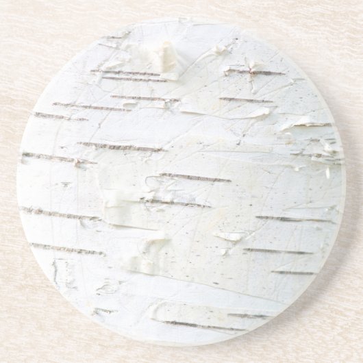 Birkenrinde Getränkeuntersetzer (Vorne)