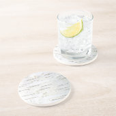 Birkenrinde Getränkeuntersetzer (Seite)