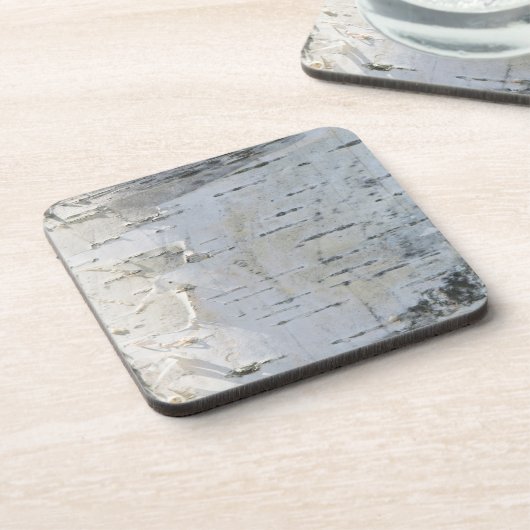 Birkenrinde Getränkeuntersetzer (Linke Seite)