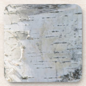 Birkenrinde Getränkeuntersetzer (Vorderseite)