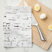 Birkenrinde Handtuch (Viertel Falte)