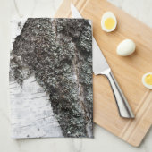 Birkenrinde Handtuch (Viertel Falte)