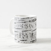 Birkenrinde Kaffeetasse (Vorderseite Links)