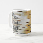 Birkenrinde Kaffeetasse (Vorderseite Links)