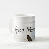 Birkenrinde Kaffeetasse (Vorderseite Links)