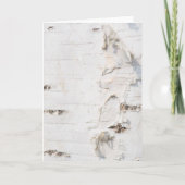 Birkenrinde Karte (Vorderseite)