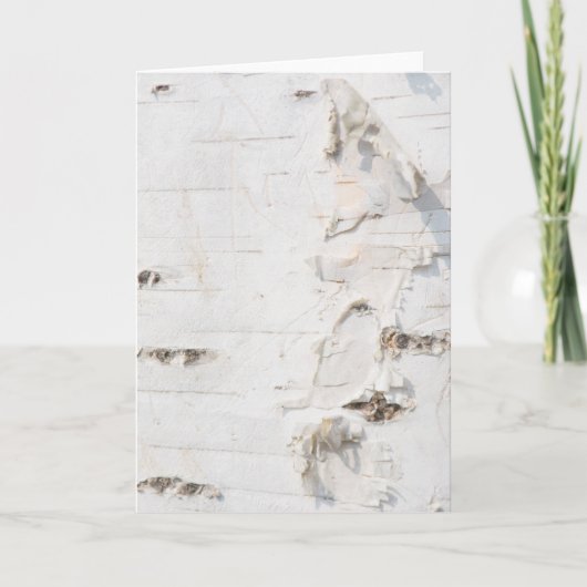 Birkenrinde Karte (Vorderseite)