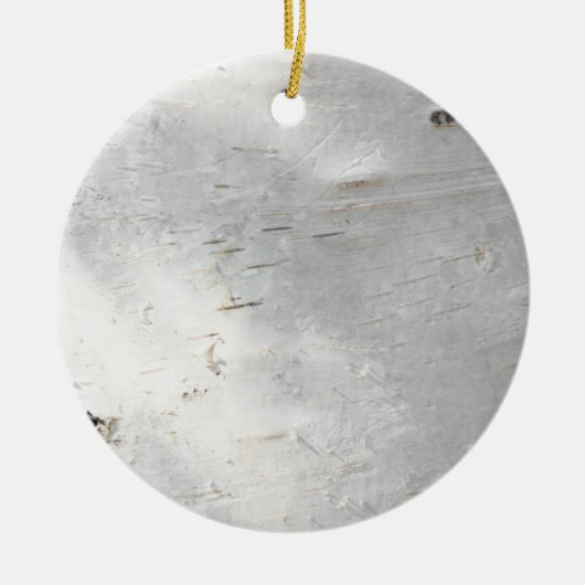 Birkenrinde Keramik Ornament (Vorne)