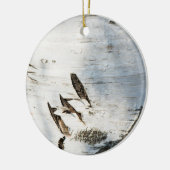 Birkenrinde Keramik Ornament (Links)