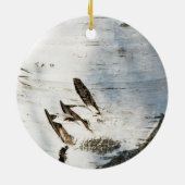 Birkenrinde Keramik Ornament (Hinten)