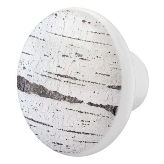 Birkenrinde Keramikknauf (Rechts)