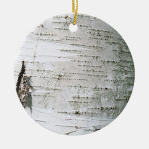 Birkenrinde Keramikornament