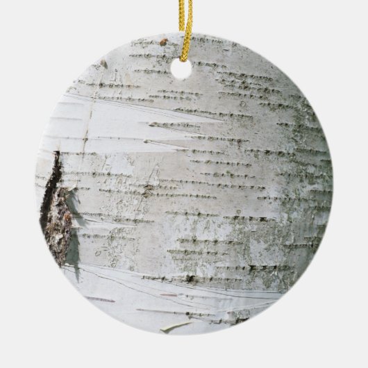 Birkenrinde Keramikornament (Vorne)