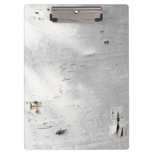 Birkenrinde Klemmbrett (Vorderseite)