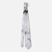 Birkenrinde Krawatte (Rückseite)