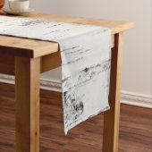 Birkenrinde Kurzer Tischläufer (Beispiel)