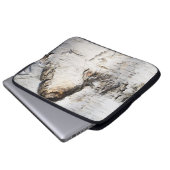 Birkenrinde Laptopschutzhülle (Vorne Knopf)
