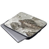 Birkenrinde Laptopschutzhülle (Vorne Knopf)