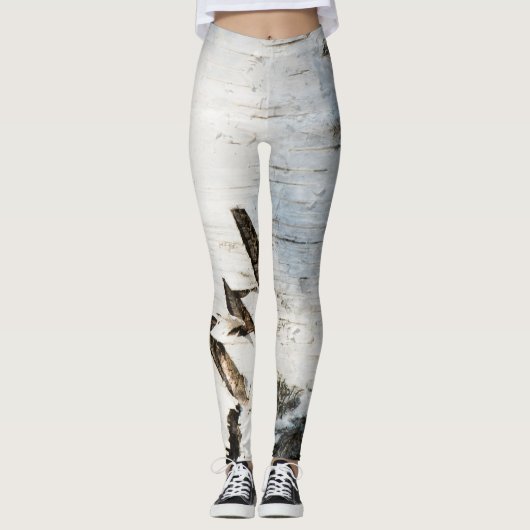 Birkenrinde Leggings (Vorderseite)