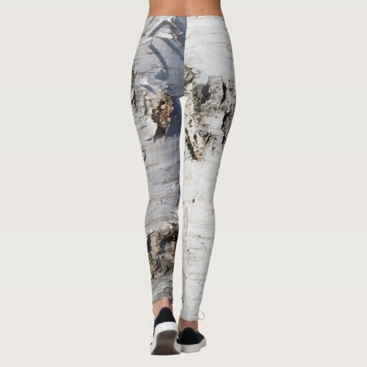 Birkenrinde Leggings (Rückseite)
