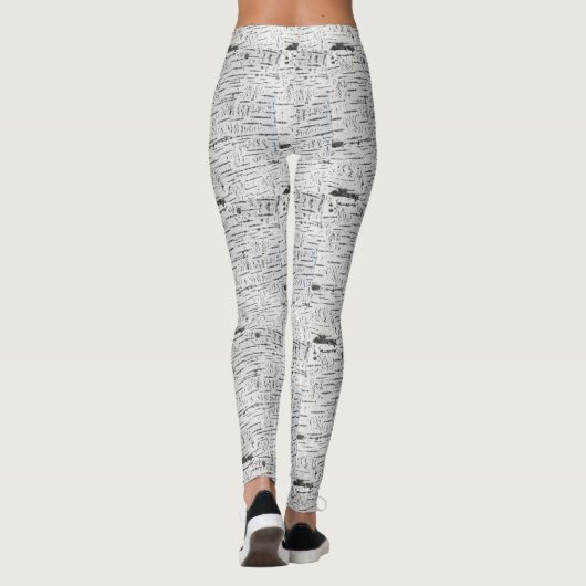 Birkenrinde Leggings (Rückseite)