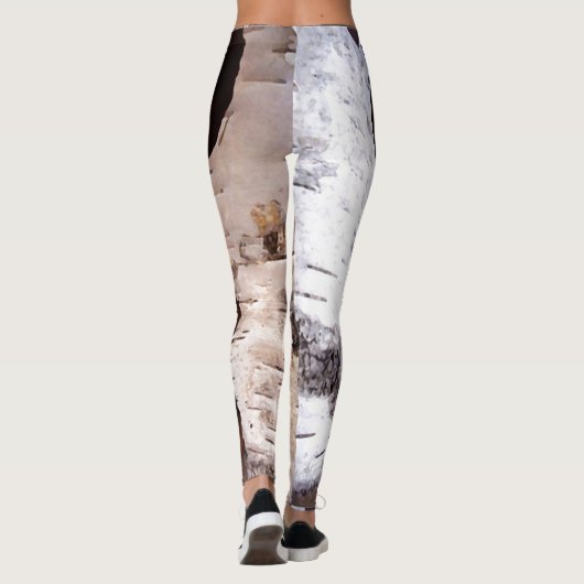 Birkenrinde Leggings (Rückseite)