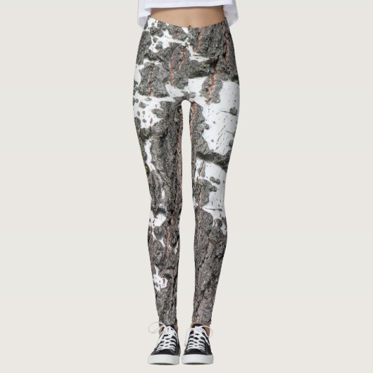 Birkenrinde Leggings (Vorderseite)