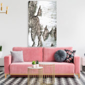 Birkenrinde Leinwanddruck (Insitu (Wohnzimmer))