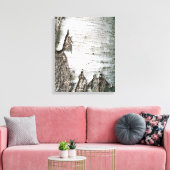 Birkenrinde Leinwanddruck (Insitu (Wohnzimmer))