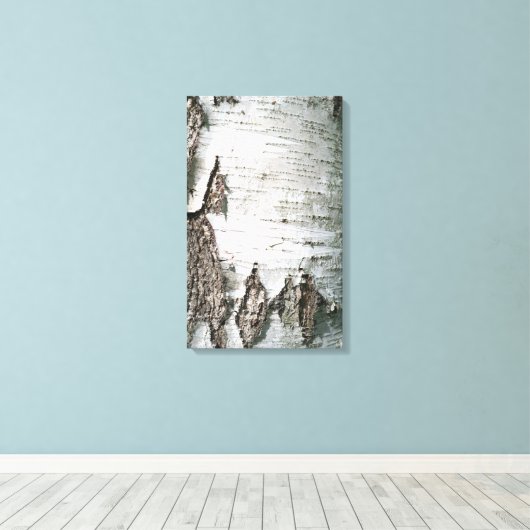 Birkenrinde Leinwanddruck (Insitu (Holzboden))